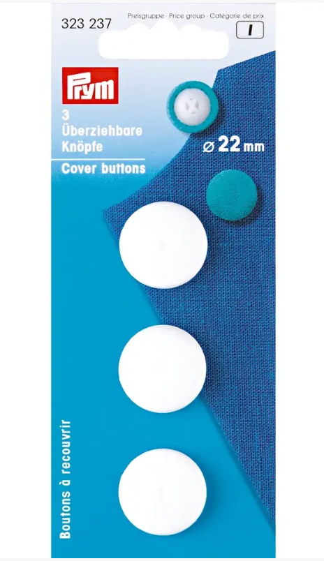 Cover buttons, white