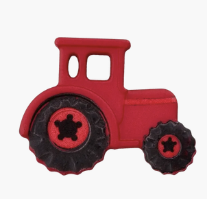 Polyester button Tractor 23mm