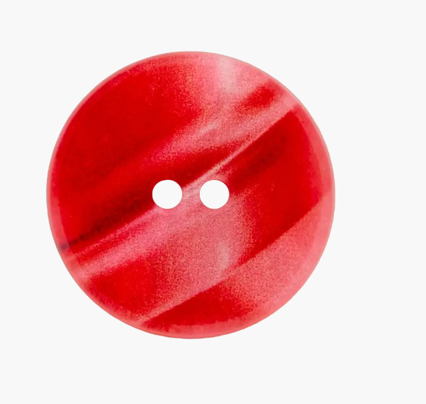 Polyester button 2-holes, 18mm