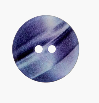 Polyester button 2-holes, 18mm