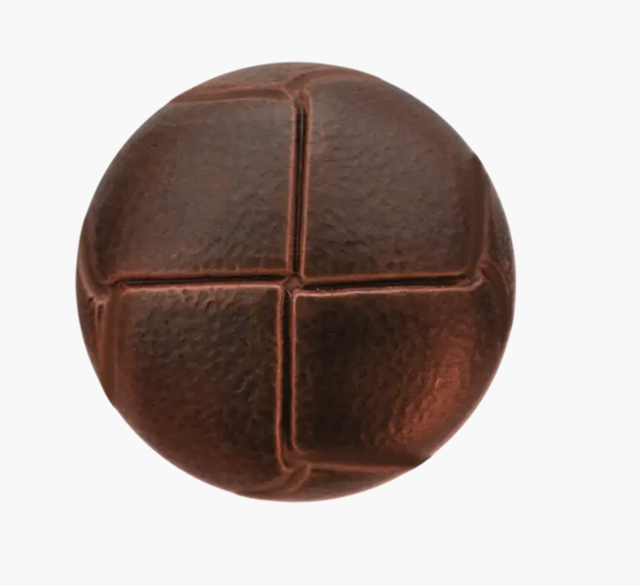 Imitation leather button shank 25mm