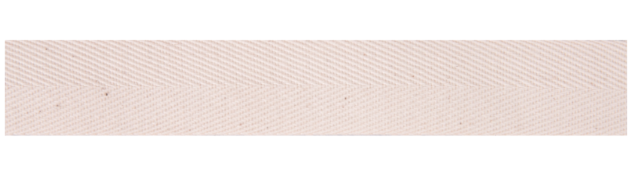 Cotton Herringbone Tape, 25 mm x 1m