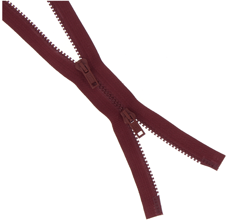 40cm Black Open End Chunky Zip - Foto 12