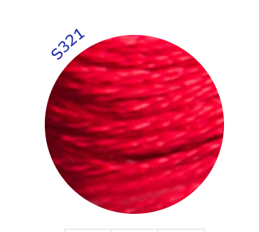 Satin Thread: 6 x 8m: Skeins