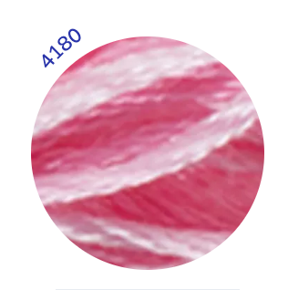 Embroidery Thread, Mouline Colour Variations: 6 x 8m: Skeins, Multicoloured