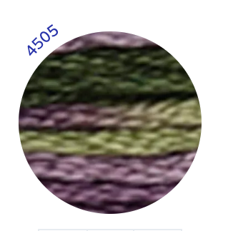 Embroidery Thread, Mouline Colour Variations: 6 x 8m: Skeins, Multicoloured