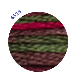 Embroidery Thread, Mouline Colour Variations: 6 x 8m: Skeins, Multicoloured