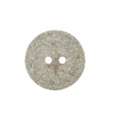 Button: Eco-Conscious: Recycled Eggshell: 2 Hole: 18mm