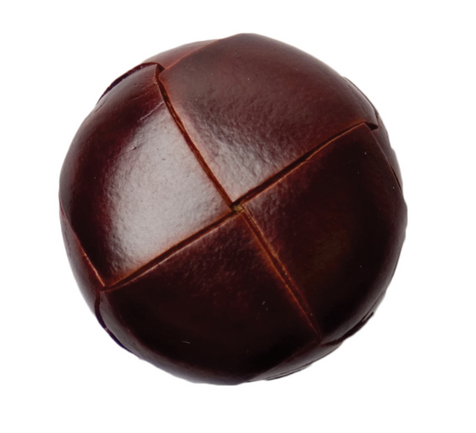 Leather Imitation Button, 15mm