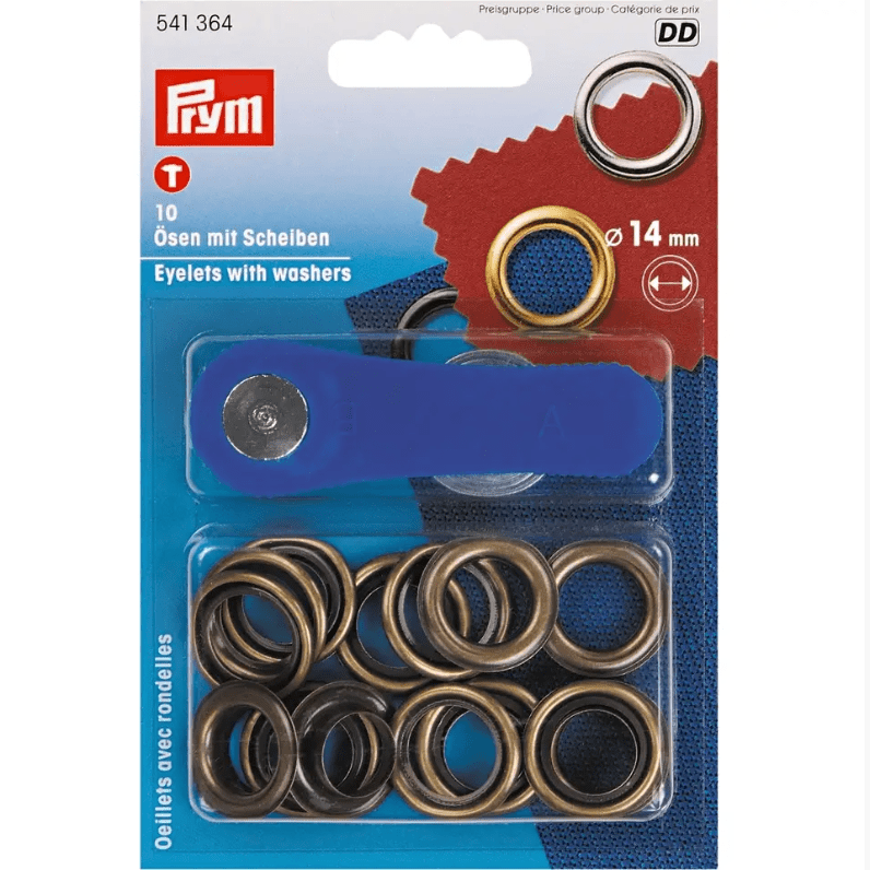 Eyelets and washers, 14.0 mm - Galedi Pins
