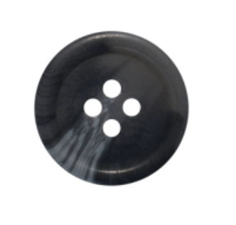 Round Horn Look 4 Hole Button - Galedi Pins