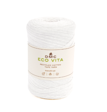 DMC Eco Vita Tape Yarn – 100% Recycled Cotton-Polyester, 250g