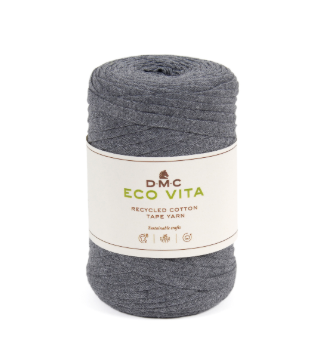DMC Eco Vita Tape Yarn – 100% Recycled Cotton-Polyester, 250g