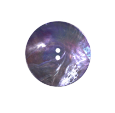 Shell Button 15mm Wavy 2 Hole – Natural Material | Galedi Pins