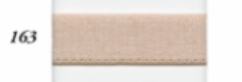 Shindo Grosgrain Stretch Binder in color 163, a light beige or tan textured fabric trim.