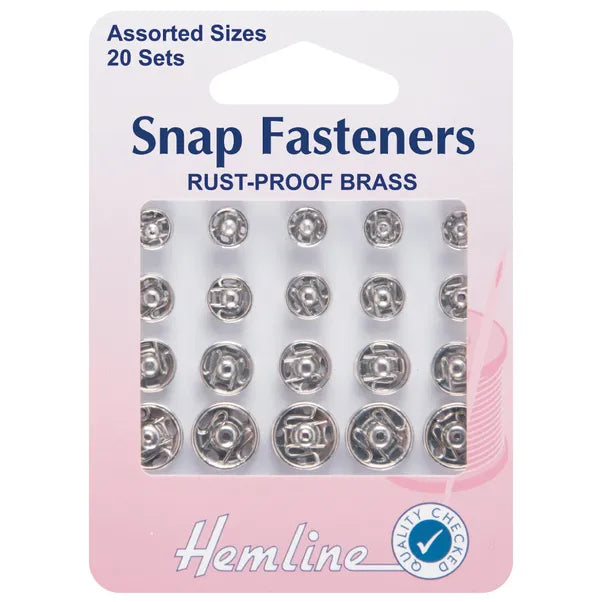 Hemline, Snap Fasteners, 20set