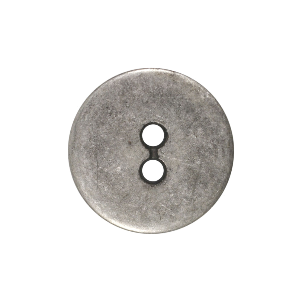 Galedi Pins Metal 2 Hole Button – 20mm | Old Silver & Old Brass