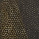 Textured dark gold and black polyamide netting fabric.