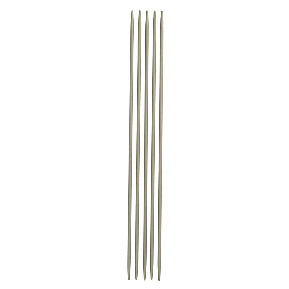 Double-pointed knitting needles, 15cm, 2.00mm, pearl grey