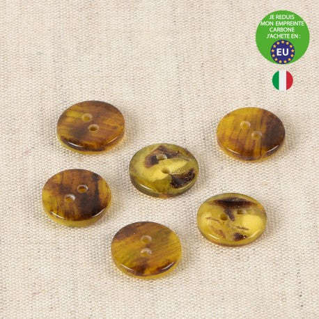 Stephanoise 15mm Fake Stone 2-Hole Polyester Sewing Button - M60840