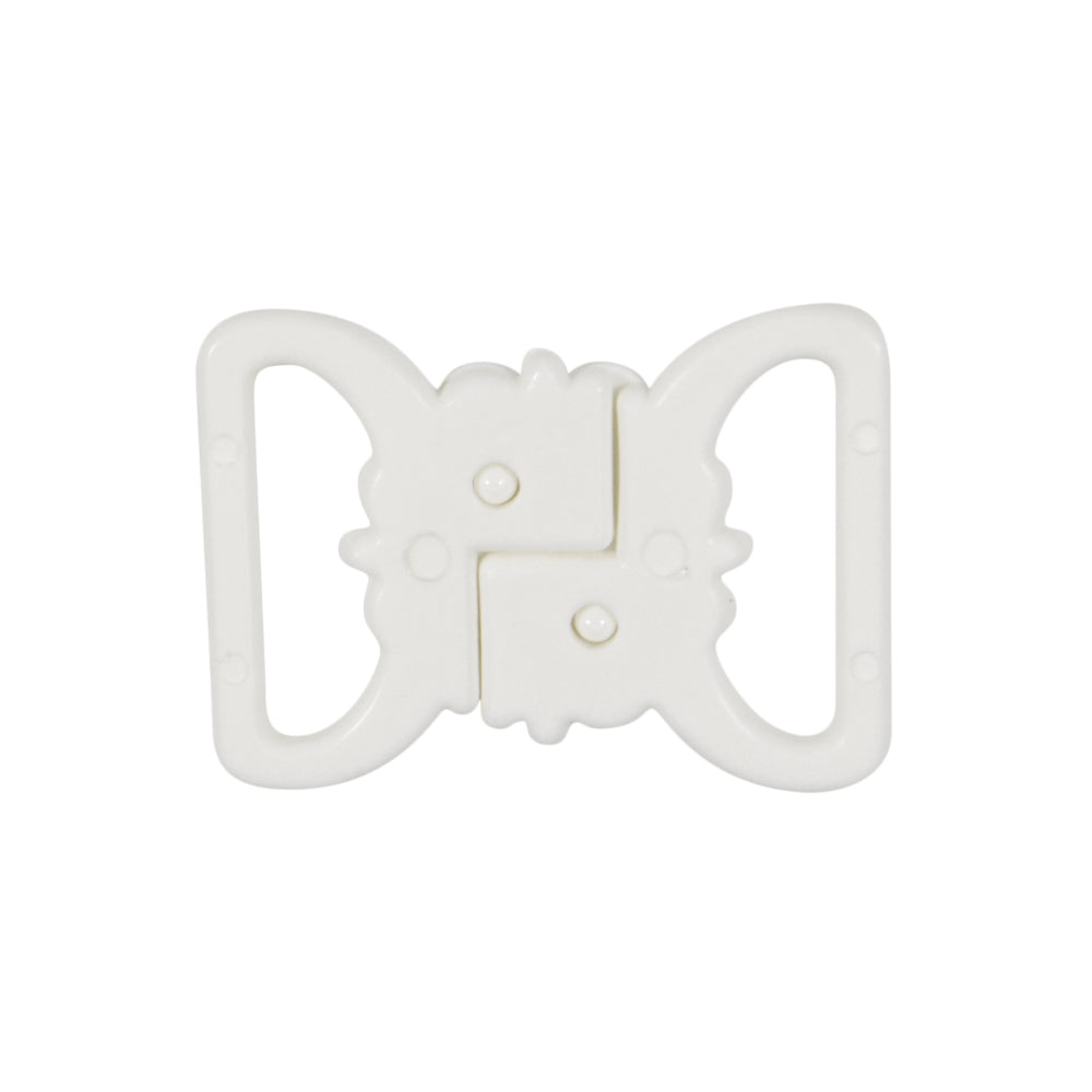 Bra Clasp – Galedi Pins White Heart Detail Nylon Fastener