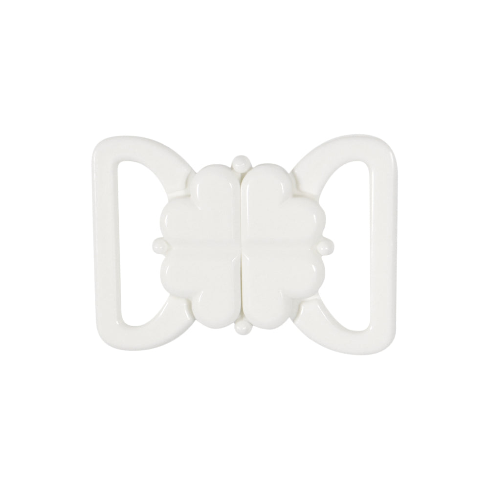 Bra Clasp – Galedi Pins White Heart Detail Nylon Fastener