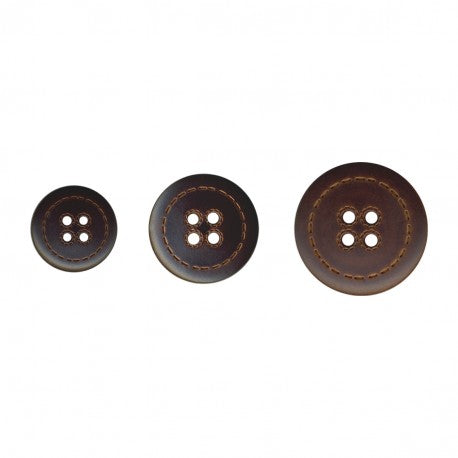 Stephanoise Leather Imitation Button