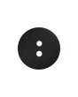 Double Dome Matt Black 2 Hole Button - Galedi Pins