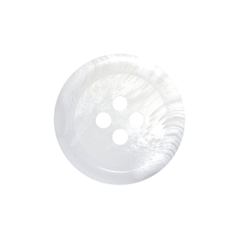 Button – Round Horn Look 4 Hole Polyester 15mm | Galedi Pins