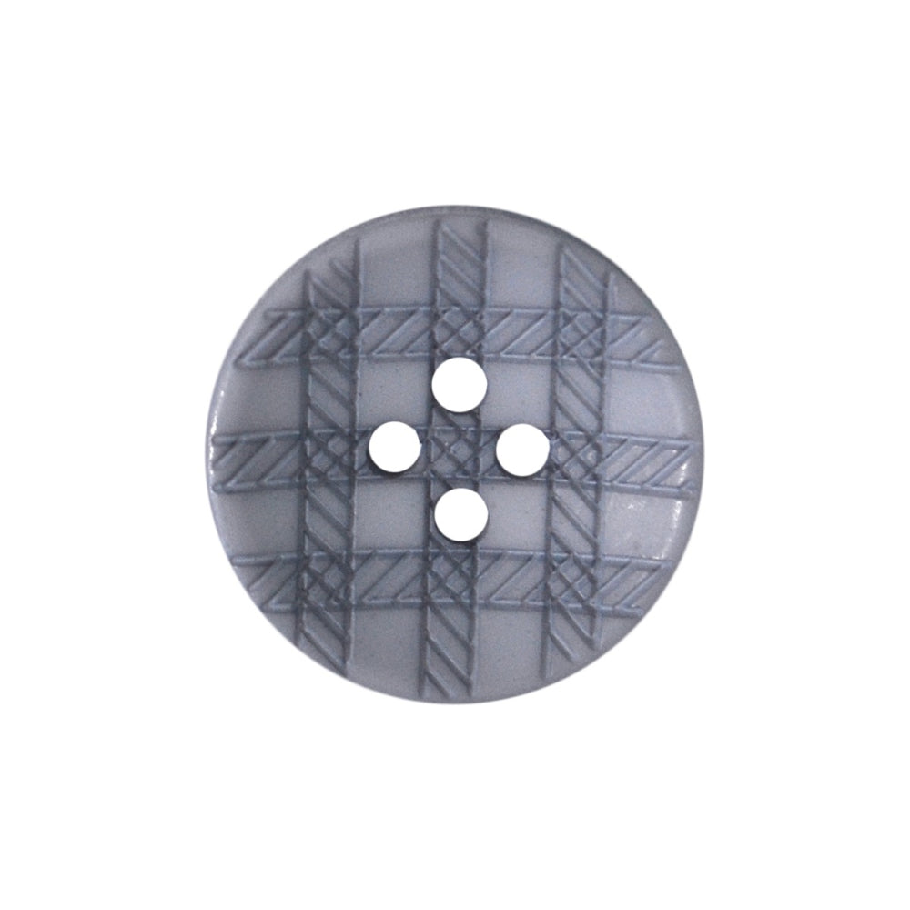 Galedi Pins Lasered Check 4 Hole Recycled Polyester Button 20mm