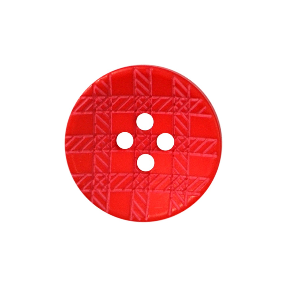 Galedi Pins Lasered Check 4 Hole Recycled Polyester Button 20mm