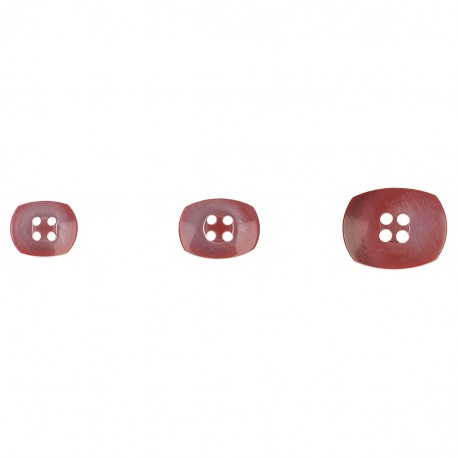 Stephanoise 18mm Rectangle 2-Hole Sewing Button - Polyester Material