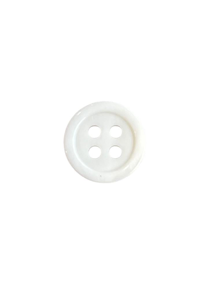 Galedi Pins Natural Shell Buttons – White Ivory Round Sewing Craft
