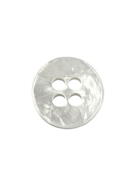 Galedi Pins Natural Shell Buttons – White Ivory Round Sewing Craft