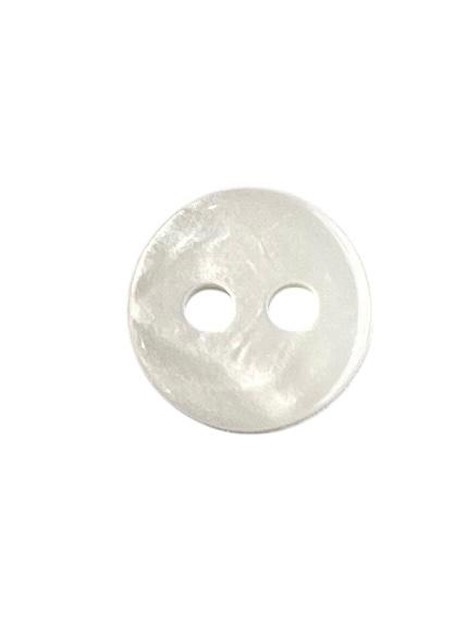 Galedi Pins Natural Shell Buttons – White Ivory Round Sewing Craft