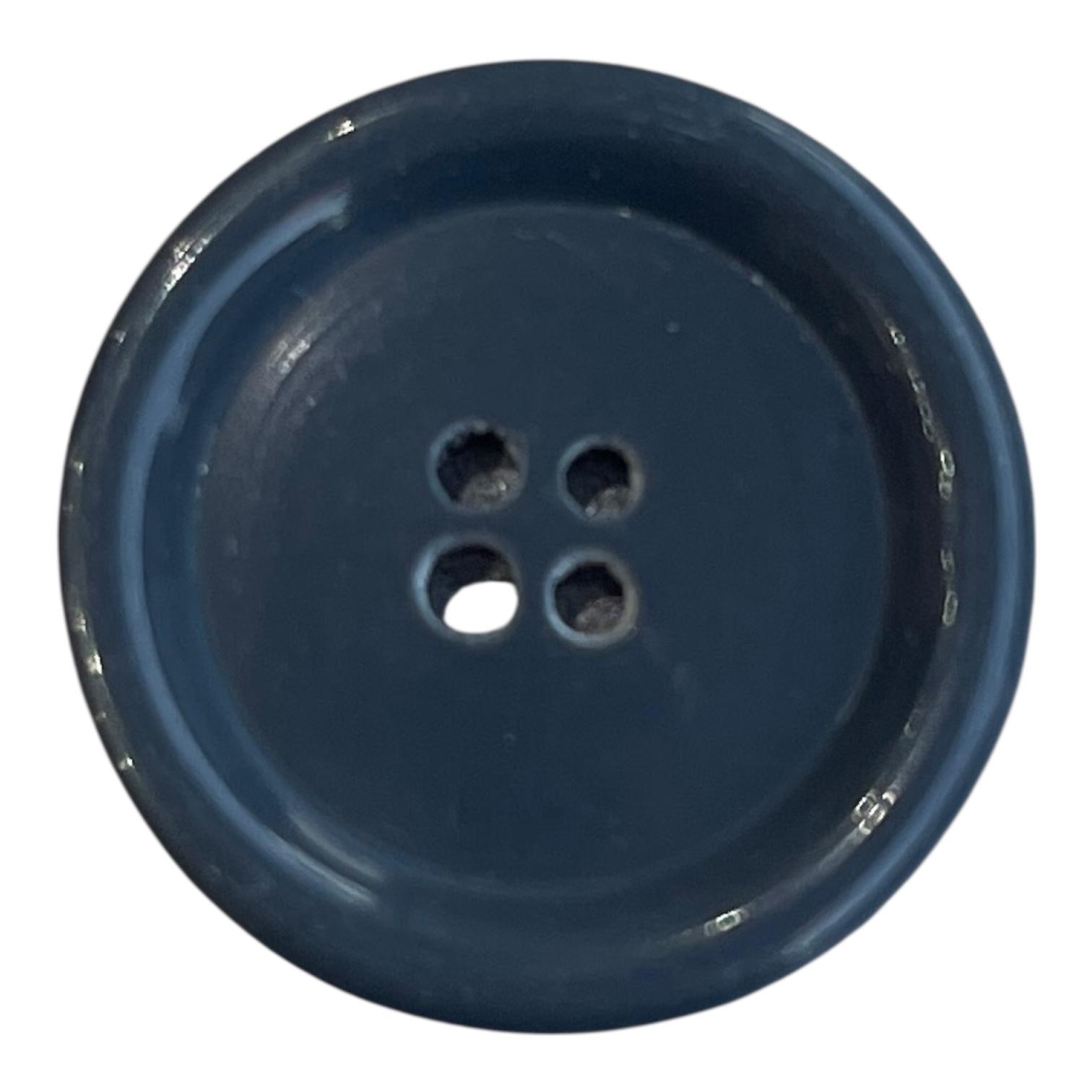 Galedi Pins 22mm Grey Shaded 4 Hole Round Plastic Sewing Button