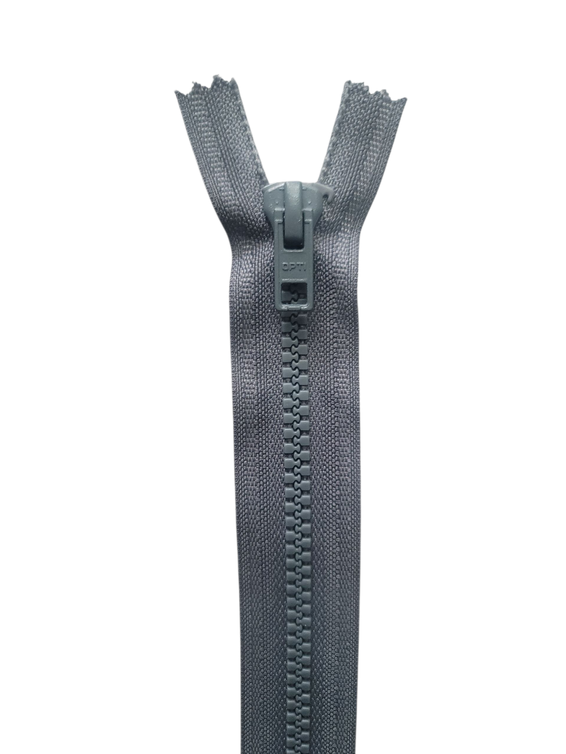 Galedi Pins Sport Open End Zipper – 45cm Black Molded Plastic