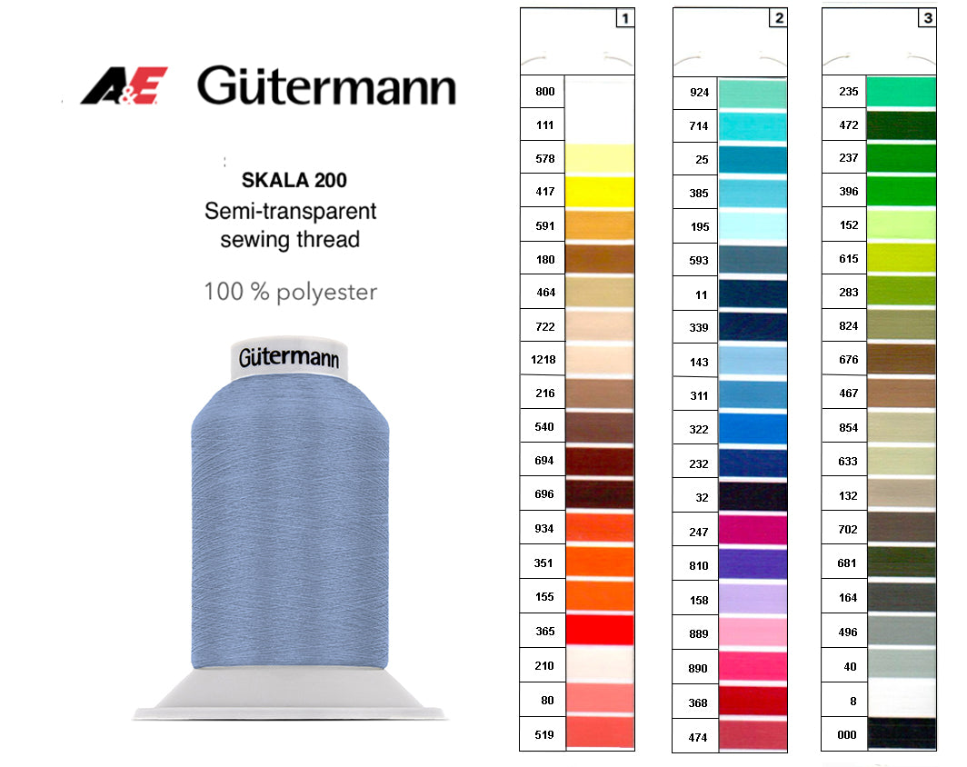 Gütermann Industrial Skala 240 Thread 5.000m - ALL COLOURS