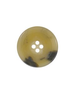 Mottled Horn Look 4 Hole Button 15mm - Galedi Pins
