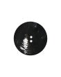 Wavy Black 2 Hole Shell Button - Galedi Pins