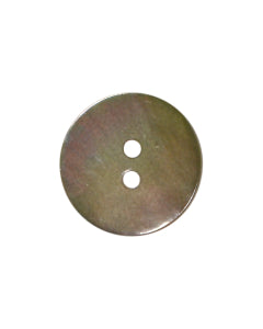 Shell Button 15mm Wavy 2 Hole – Natural Material | Galedi Pins